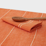 Papaya Addis Square Tablecloth