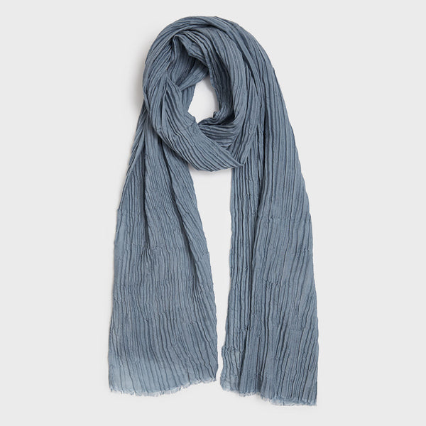 Tussar Silk & Cashmere Scarf by From The Road | DARA Artisans