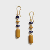 Yellow Jasper and Sodalite Earring