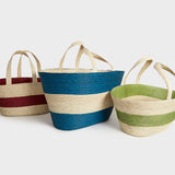 Small Palm Market Bag Burgundy | DARA Artisans