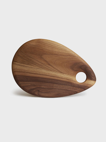 Small Teardrop Walnut Cutting Board by Dominik Woods | DARA Artisans