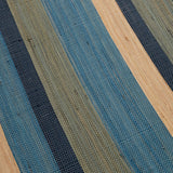 Raffia Table Runner Blue | DARA Artisans