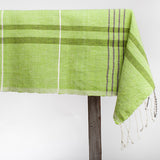 Lime Addis Square Tablecloth