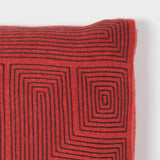 Geometric Embroidered Pillow by Armand Diradourian | DARA Artisans