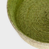 Green Palm Leaf Basket by Makaua | DARA Artisans