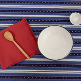 Red Fringe Napkins - Set of 4