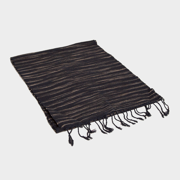 Navy & White Stripe Table Runner