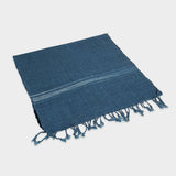 Indigo Fringe Table Runner