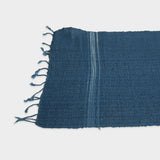 Indigo Fringe Table Runner