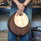 Small Teardrop Walnut Cutting Board by Dominik Woods | DARA Artisans