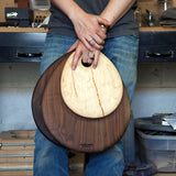 Medium Teardrop Walnut Cutting Board by Dominik Woods | DARA Artisans